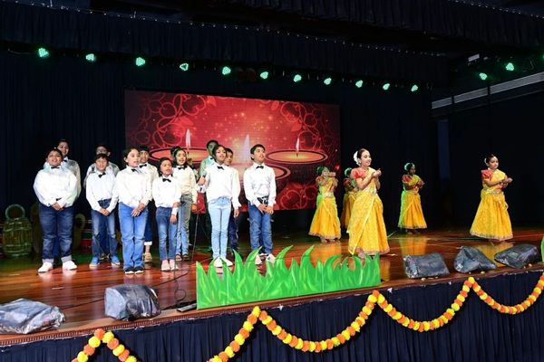 Well-stocked school library